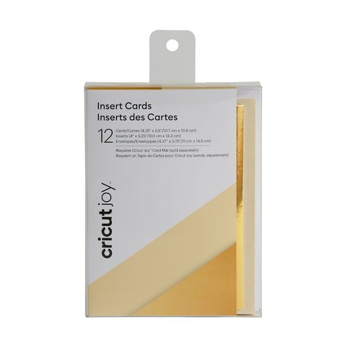 Cricut Cricut Joy Insert Cards Creme/Goud holografisch