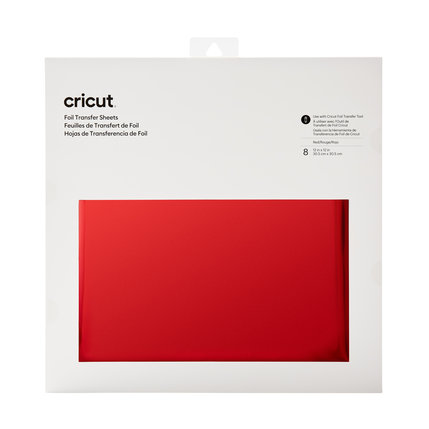 Cricut Cricut Foil Transfer Sheets Red - Folie Transfervellen Rood | 2008721