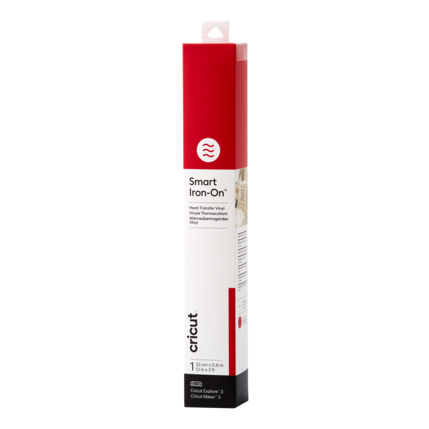 Cricut Smart Iron-On (Flexfolie) 33 x91cm Red | 2011313 Cricut Cricut Smart Iron-On (Flexfolie) 33 x91cm Red | 2011313
