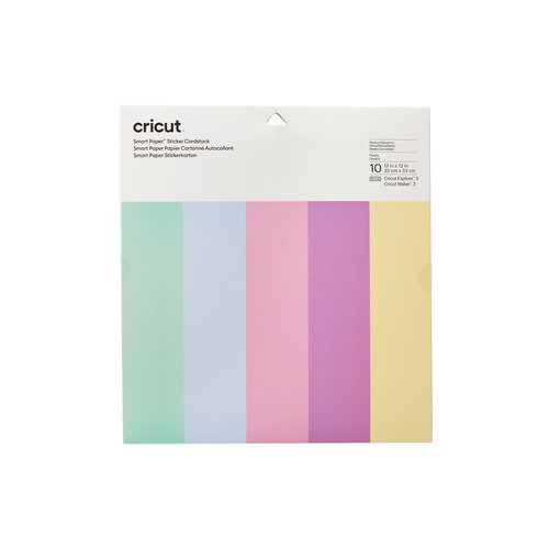 Cricut Cricut Smart Sticker Cardstock 33 x 33 cm Pastels | 2008320