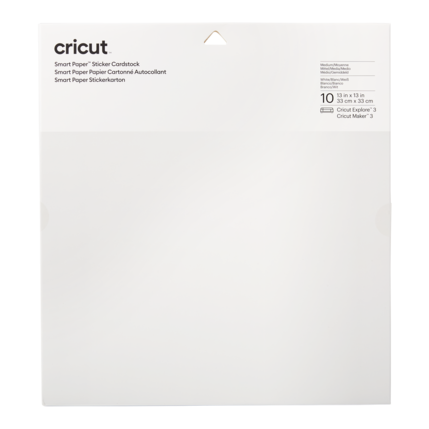 Cricut Cricut Smart Sticker Cardstock 33 x 33 cm White | 2008317