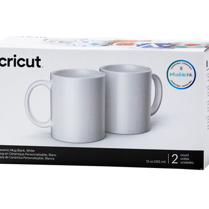 Cricut Cricut Mugs White (Cricut Mokken) 340 ml - 2 stuks | 2007821