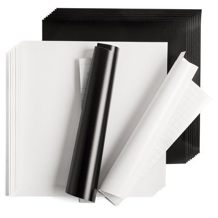 Cricut Cricut Premium Vinyl Removable 30,5 x 30,5 cm Black & White  |2004329