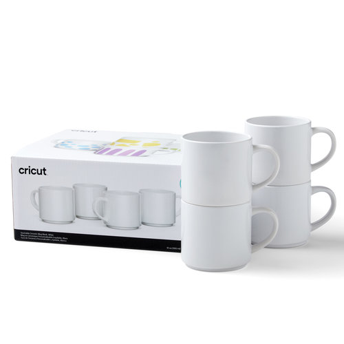 Cricut Cricut Mugs Stackable (Cricut Stapelbare Mokken) 295 ml - 4 stuks | 2009392