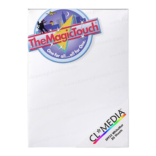 TheMagicTouch CL Media Zelfklevende sticker mat wit (SPF22) A4  (20st)