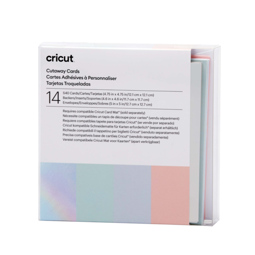 Cricut Cricut Cutaway Cards Pastel S40-vierkant| 2009484
