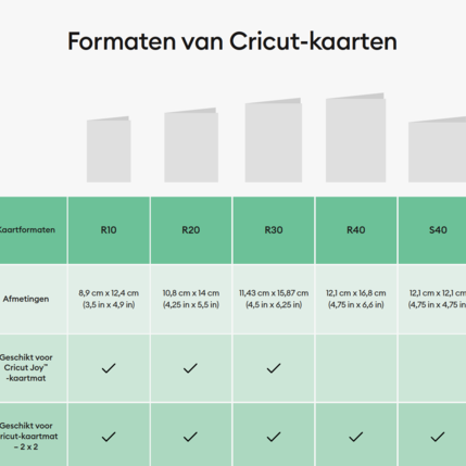 Cricut Cricut Insert Cards Medium Grey Silver Holographic R20 | 2008043