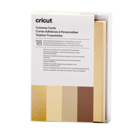 Cricut Cutaway Cards Neutrals R10-8,9 x 12,4 cm cm| 2009485