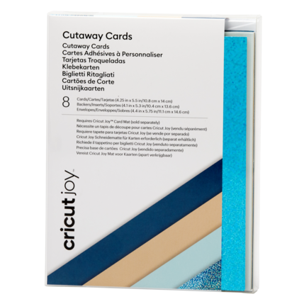 Cricut Cricut Cutaway Cards Marina Sampler R20-A2 (10 pieces) | 2008859