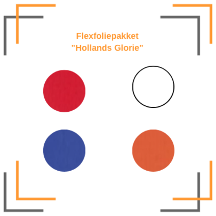 Flexfoliepakket "Hollands Glorie" (4 kleuren)
