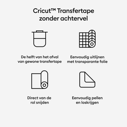 Cricut Cricut Transfer Tape Linerless 2286 x 33 cm | 2010038