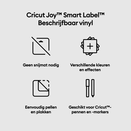 Cricut Cricut Joy Smart Label Writable Vinyl Permanent silver | 2010042