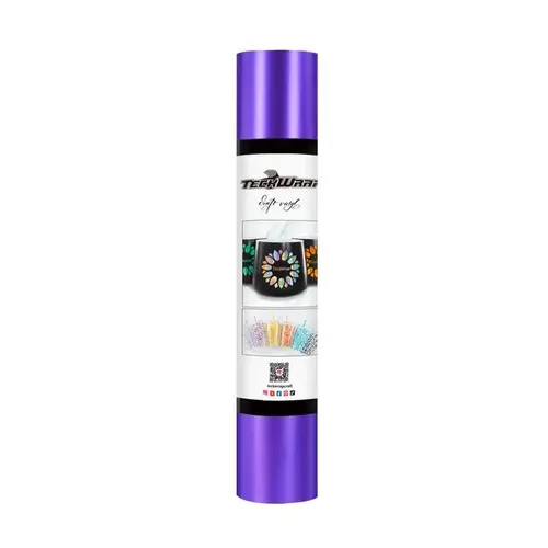 TeckWrap TeckWrap Metallic Satin Chrome Adhesive Vinyl Violet Purple