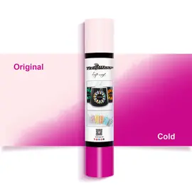 TeckWrap Cold Color Changing Adhesive Vinyl Rose Pink