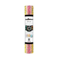 TeckWrap TeckWrap Holographic Opal Pattern Adhesive Vinyl Peach Yellow Pink Leopard