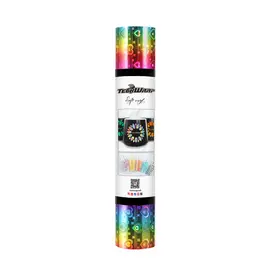 TeckWrap Holo Rainbow Pattern Adhesive Vinyl Rainbow Hearts