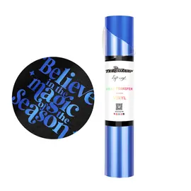 TeckWrap Metallic Pearlescent Heat Transfer Vinyl Mild Blue (textielfolie)