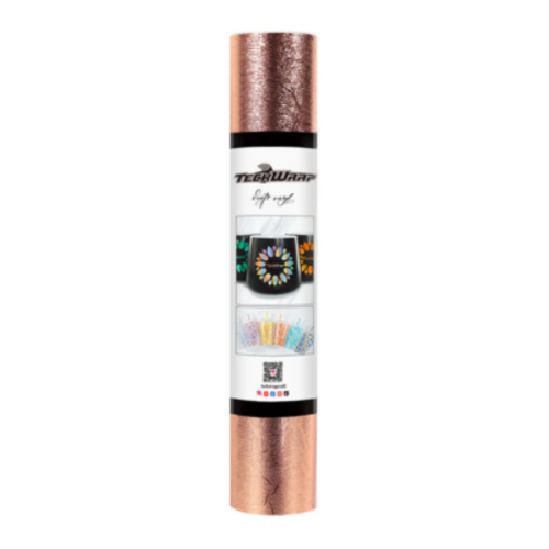 TeckWrap TeckWrap Textured Metallic Adhesive Vinyl Rose Gold