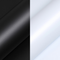 Hexis Vinylfolie Hexis Ecotac mat zwart en wit (2 x 5 m)