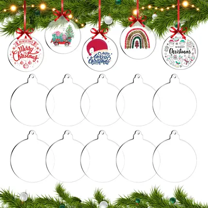 TeckWrap Blanco Plexiglas (acryl) kerstbal