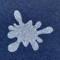 Glitterfolie Holografisch Zilver - Holo Silver Glitterfolie Holografisch Zilver - Holo Silver