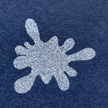 Glitterfolie Holografisch Zilver - Holo Silver Glitterfolie Holografisch Zilver - Holo Silver