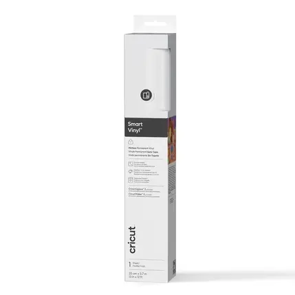 Cricut Smart Vinyl Permanent 33x3,7 m cm 1 sheet (White) |2011846 Cricut Cricut Smart Vinyl Permanent 33x3,7 m cm 1 sheet (White) |2011846