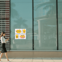 TheMagicTouch TheMagicTouch Verwijderbare sticker mat wit (SPF61) A4