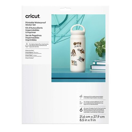 Cricut Printable Waterproof Sticker Set White A4 | 2011891 Cricut Cricut Printable Waterproof Sticker Set White A4 | 2011891