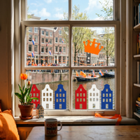 Pakket Statische Raamfolie "Hollands Glorie" (4 kleuren, diverse afmetingen) Pakket Statische Raamfolie "Hollands Glorie" (4 kleuren, diverse afmetingen)