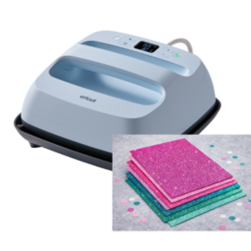 Cricut Cricut Easy Press 3 maat M 23 x 23 cm | 2009146 met gratis Glitterfoliepakket