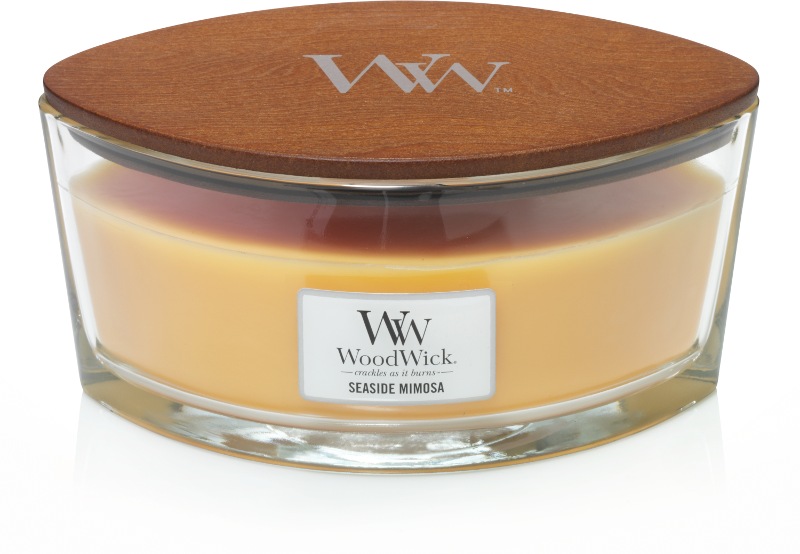 Woodwick Seaside Mimosa ellips kaars