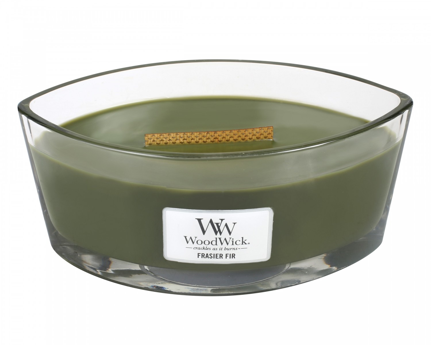 Woodwick Frasier Fir ellips kaars