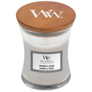 Woodwick Lavender and Cedar candles