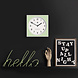 Newgate Burger & Chips wandklok mint 29cm Newgate Burger & Chips wandklok mint 29cm