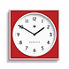 Newgate Burger & Chips wandklok rood 29cm Newgate Burger & Chips wandklok rood 29cm