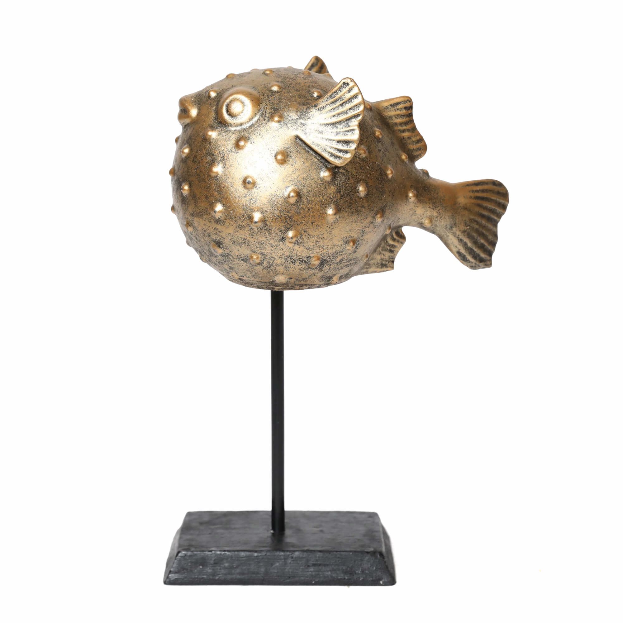 Lolaa Ornament Blowfish goud 30cm