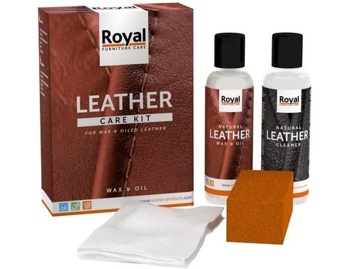 Leer Wax Olie Set 2X150Ml oranje furniture care kopen in de aanbieding Leer Wax Olie Set 2X150Ml oranje furniture care kopen in de aanbieding