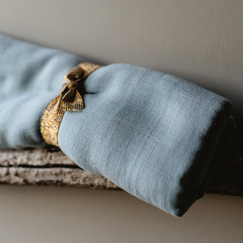 Fabelab Fabelab | Hydrofiel Swaddle 120x120 Foggy Blue Fabelab Fabelab | Hydrofiel Swaddle 120x120 Foggy Blue