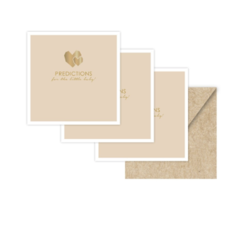 House of Products Baby Prediction Cards | Babyshower kaarten House of Products Baby Prediction Cards | Babyshower kaarten
