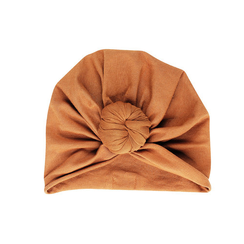 Bonjour Little Bonjour Little | Baby Turban Beanie | Nut Bonjour Little Bonjour Little | Baby Turban Beanie | Nut