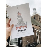 Made by BE | A4 Poster Meppel Toren