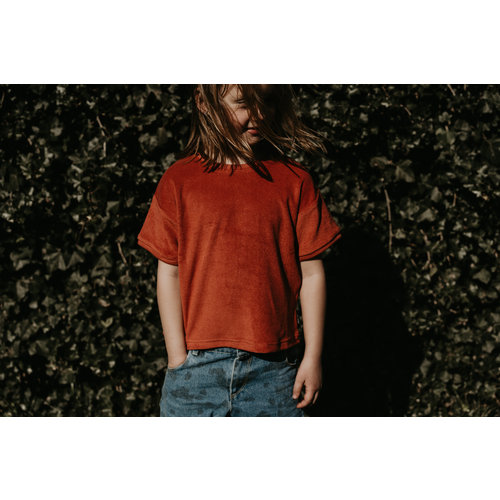 Daily Brat Daily Brat | Turner oversized towel t-shirt | Summer cinnamon Daily Brat Daily Brat | Turner oversized towel t-shirt | Summer cinnamon