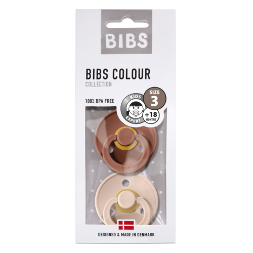 Bibs BIBS | Fopspeen natuurrubber Blister | T3 / 18+ maand