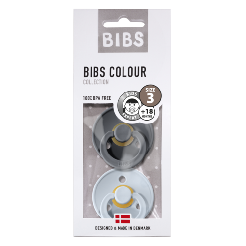 Bibs BIBS | Fopspeen natuurrubber Blister | T3 / 18+ maand