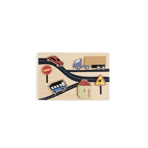 Kid's Concept Kid's Concept | Houten Puzzel Auto's Aiden Kid's Concept Kid's Concept | Houten Puzzel Auto's Aiden