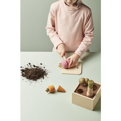 Kid's Concept Kid's Concept | Houten mini Groenten bakje Kid's Concept Kid's Concept | Houten mini Groenten bakje