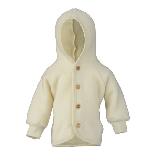 Engel Natur Engel Natur | Hooded Jacket | Baby jasje wol | Naturel