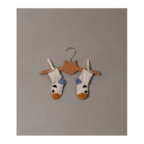 Liewood Liewood | Silas cotton socks Panda stripe ecru | 2-pack Liewood Liewood | Silas cotton socks Panda stripe ecru | 2-pack