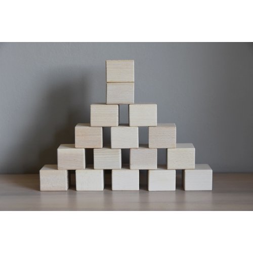Just Blocks Just Blocks | Wooden blocks baby pack (16 pieces)